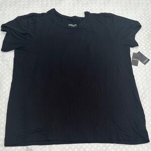 Torrid Super Soft Casual Black T-shirt 3X NWT